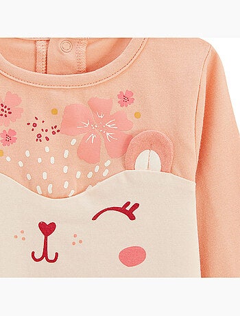 Santa giulia tweedelige kinderpyjama met oprolbare voetjes