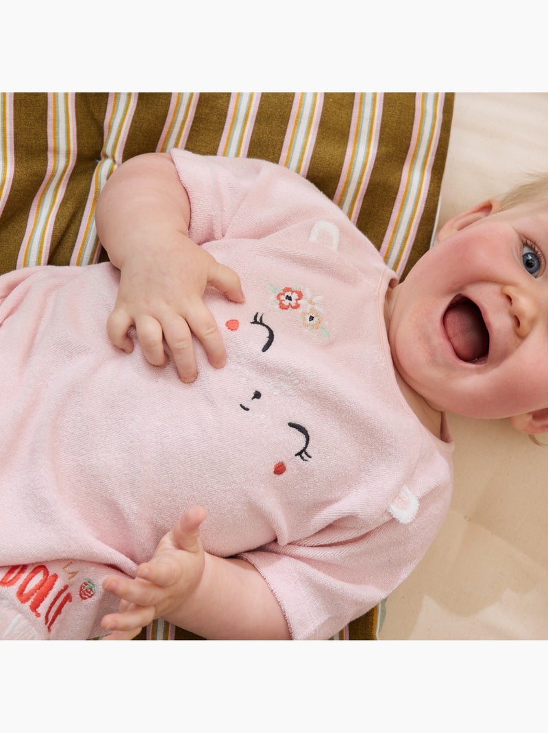 Saona babyrompertje van badstof Roze - Kiabi
