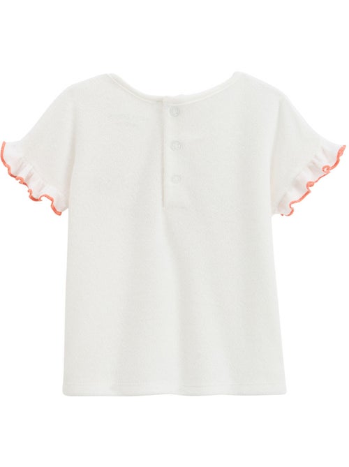 Saona kinderset van badstof, bestaande uit een T-shirt en een short. - Kiabi