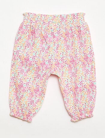 Sarouelbroek van katoenen jerseytricot