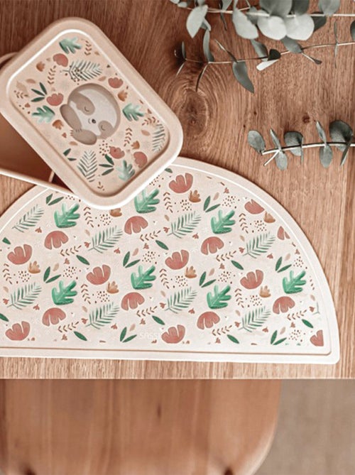 Sassi junior | boite à gouter lunch box en silicone animaux - Kiabi