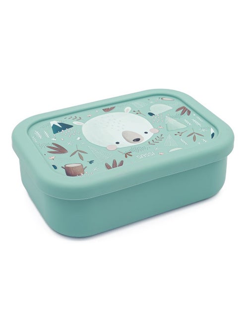 Sassi junior | boite à gouter lunch box en silicone animaux - Kiabi