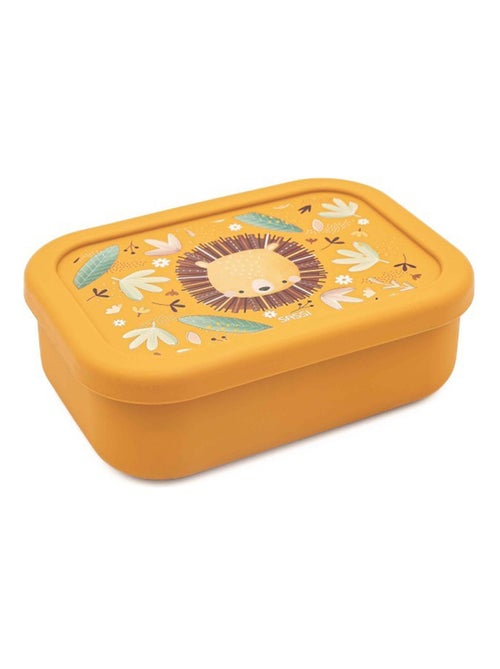 Sassi junior | boite à gouter lunch box en silicone animaux - Kiabi
