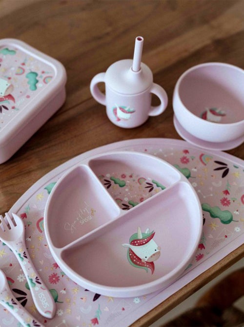 Sassi junior | boite à gouter lunch box en silicone animaux - Kiabi