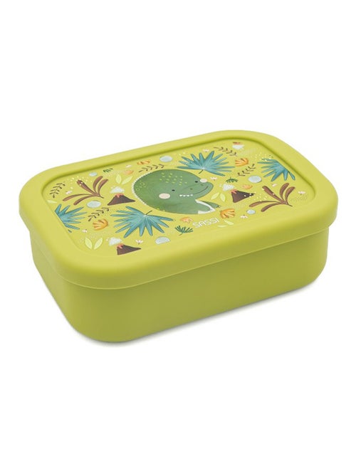 Sassi junior | boite à gouter lunch box en silicone animaux - Kiabi