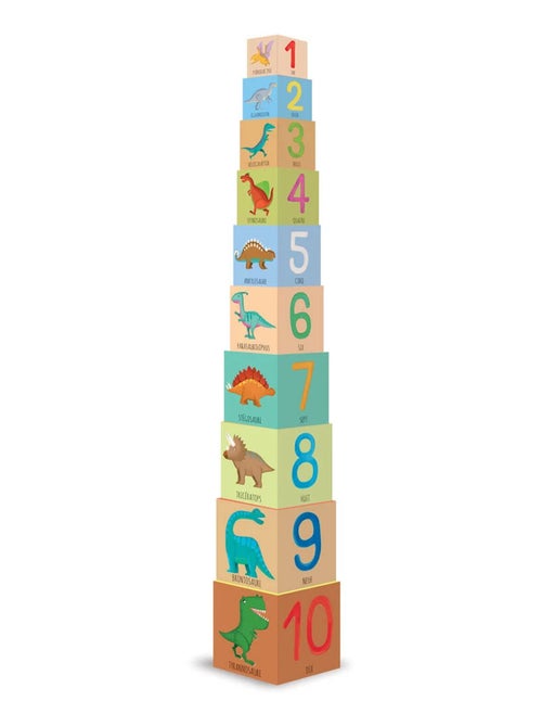 Sassi junior | cubes éducatifs et d'apprentissage les dinosaures - Kiabi