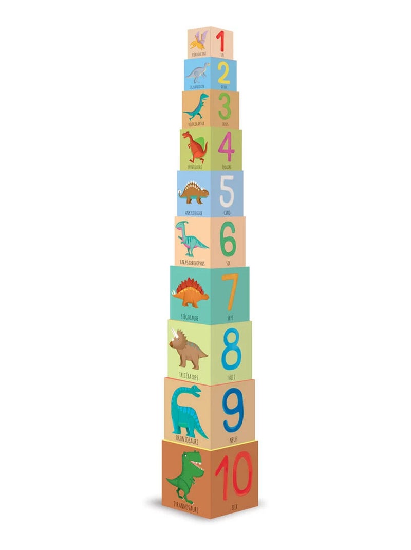 Sassi junior | cubes éducatifs et d'apprentissage les dinosaures Multicolore - Kiabi