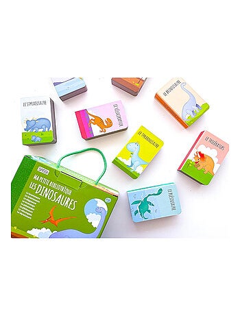 Sassi junior | lot de 8 livres - ma petite bibliothèque - les dinosaures