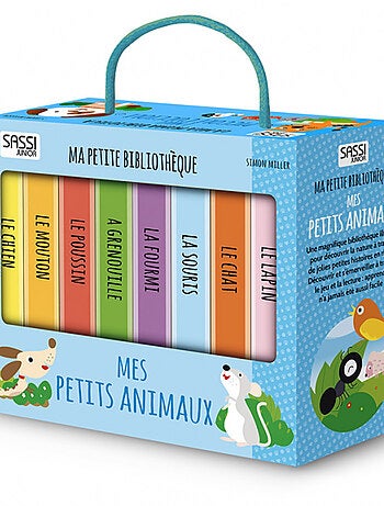 Sassi junior | lot de 8 livres - ma petite bibliothèque - mes petits animaux