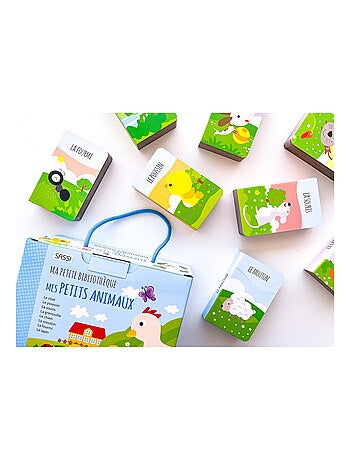 Sassi junior | lot de 8 livres - ma petite bibliothèque - mes petits animaux
