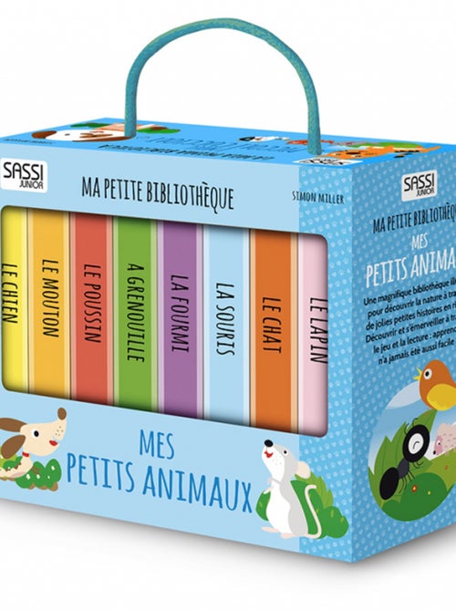 Sassi junior | lot de 8 livres - ma petite bibliothèque - mes petits animaux - Kiabi