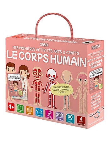 Sassi junior | mes premières activités arts & crafts le corps humain
