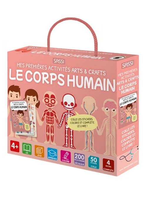 Sassi junior | mes premières activités arts & crafts le corps humain - Kiabi