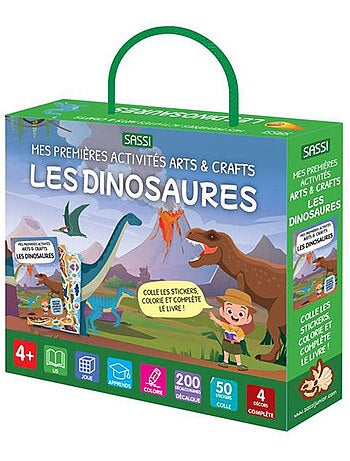Sassi junior | mes premières activités arts & crafts les dinosaures