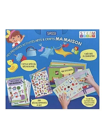 Sassi junior | mes premières activités arts & crafts ma maison