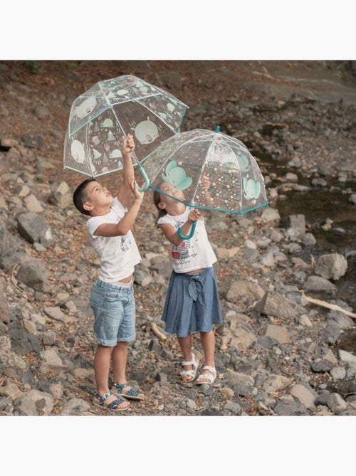 Sassi junior | parapluie transparent pour enfant animaux - Kiabi