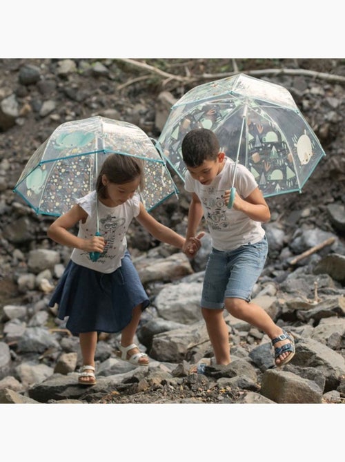 Sassi junior | parapluie transparent pour enfant animaux - Kiabi