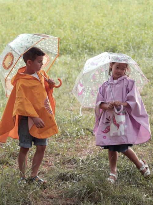 Sassi junior | parapluie transparent pour enfant animaux - Kiabi