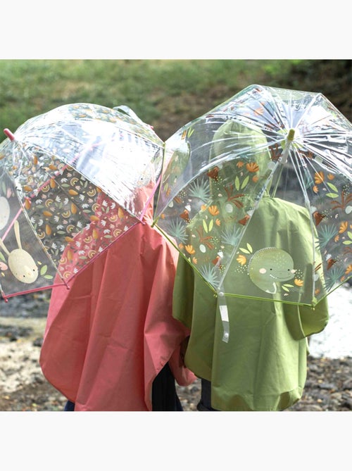 Sassi junior | parapluie transparent pour enfant animaux - Kiabi