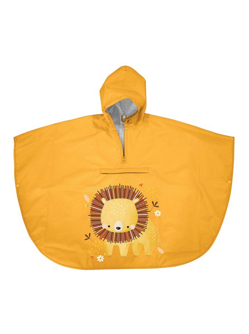 Sassi junior | poncho cape de pluie imperméable pour enfant Orange - Kiabi