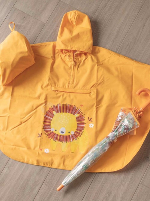 Sassi junior | poncho cape de pluie imperméable pour enfant - Kiabi