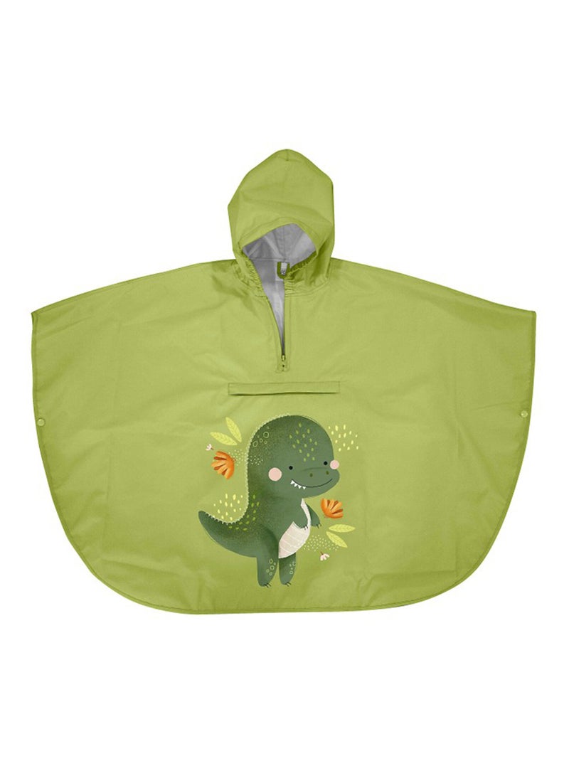 Sassi junior | poncho cape de pluie imperméable pour enfant Vert - Kiabi