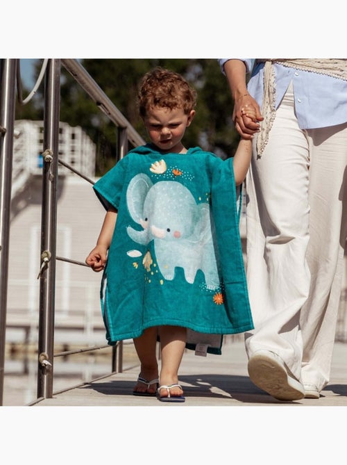 Sassi junior | poncho de bain enfant à capuche en coton animaux - Kiabi Sassi junior | poncho de bain enfant à capuche en coton animaux - Kiabi