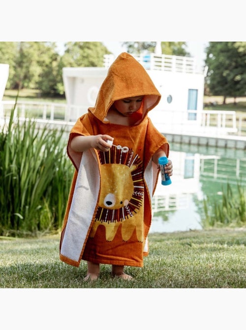 Sassi junior | poncho de bain enfant à capuche en coton animaux - Kiabi Sassi junior | poncho de bain enfant à capuche en coton animaux - Kiabi