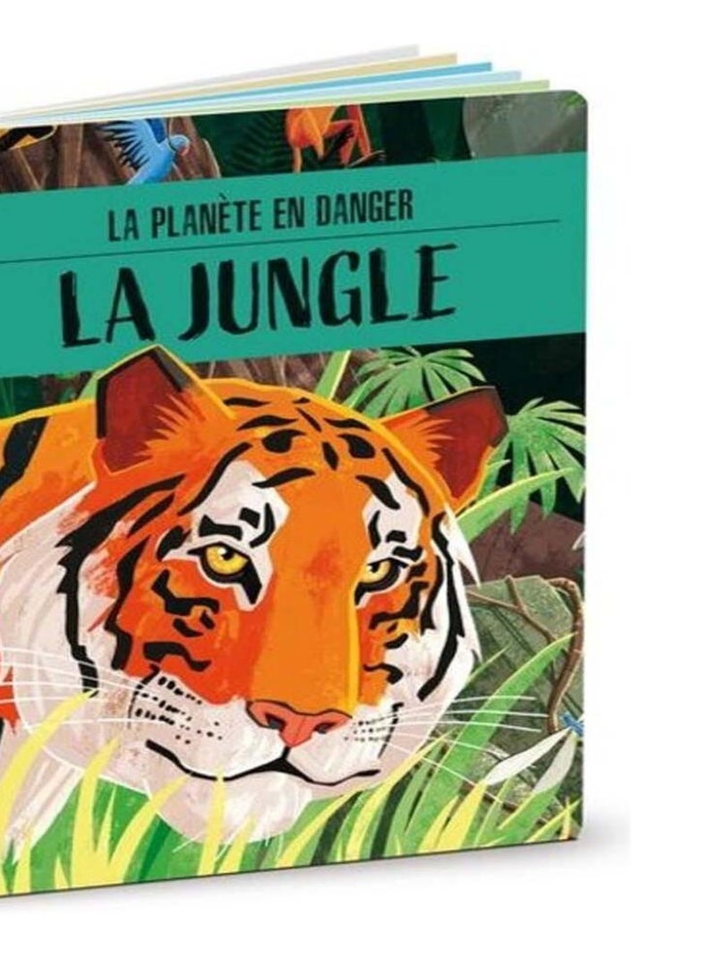 Sassi junior | puzzle & livre la planète en danger la jungle N/A - Kiabi
