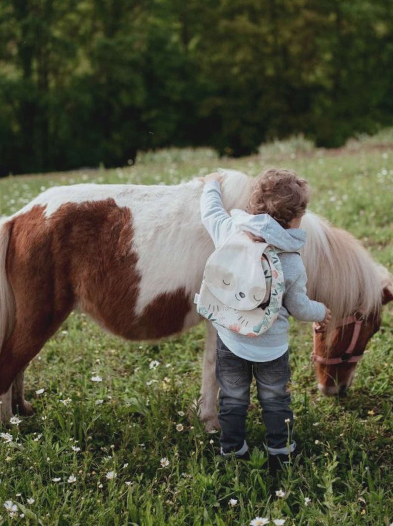 Sassi junior | sac à dos maternelle et crèche animaux Beige - Kiabi