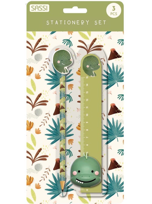 Sassi junior | set de papeterie enfant crayon règle taille-crayon - Kiabi
