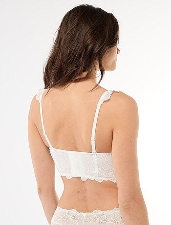 Satijnen kanten beha bustier