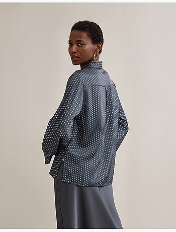 Satijnen overhemd, MO Fashion
