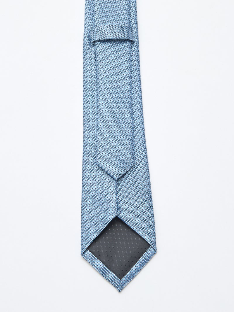 Satijnen stropdas Blauw - Kiabi