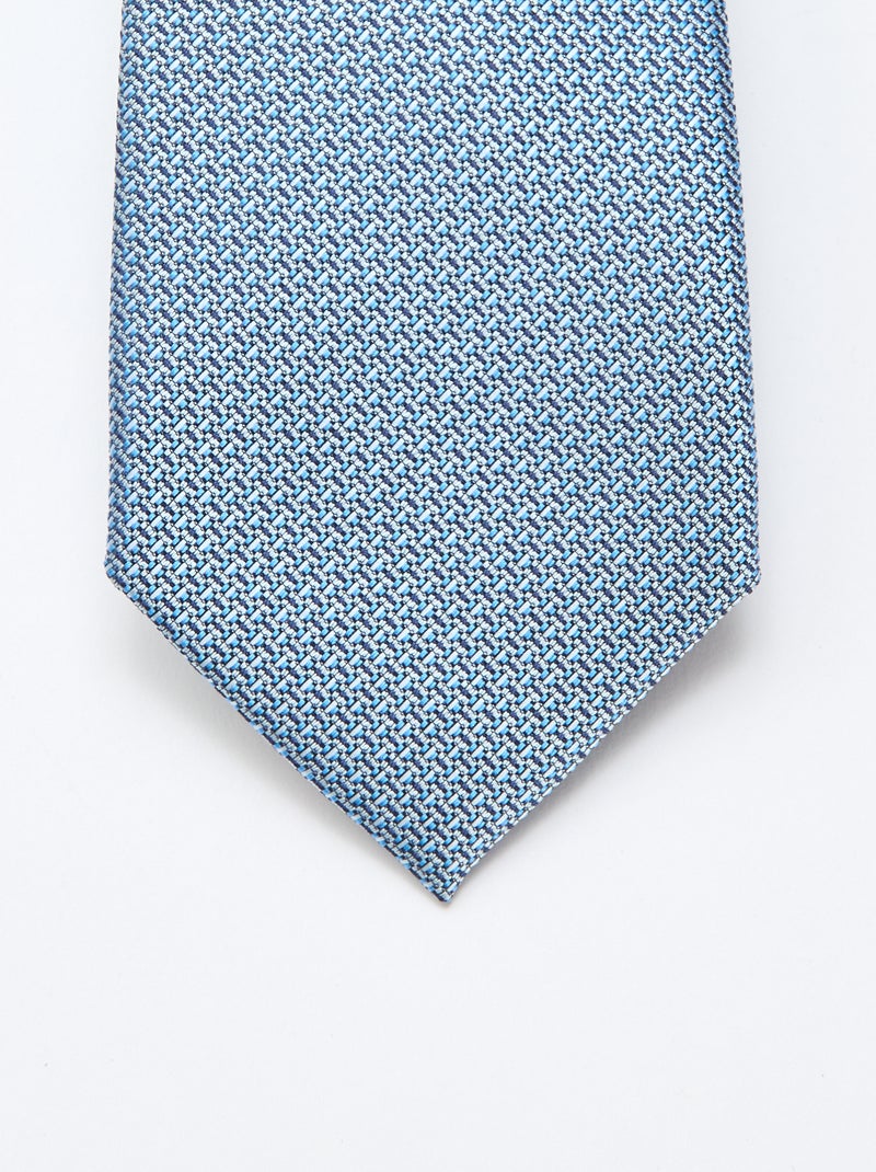 Satijnen stropdas Blauw - Kiabi