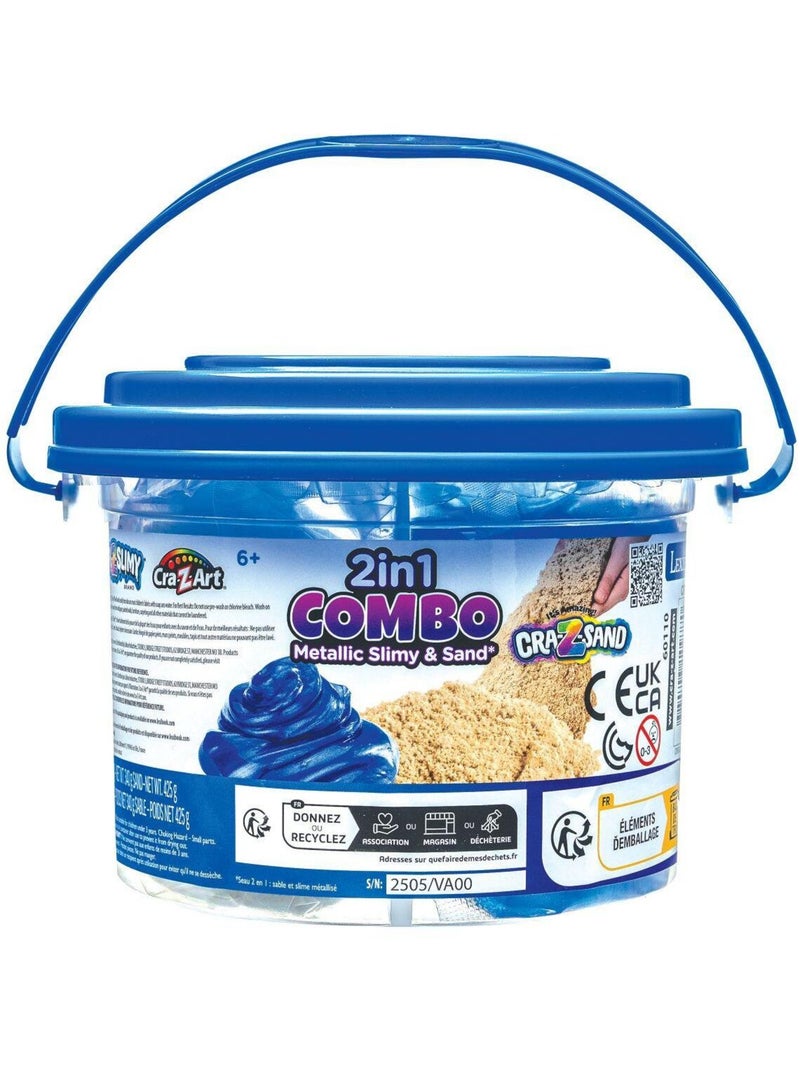 Sceau 2 en 1 : sable et slime N/A - Kiabi