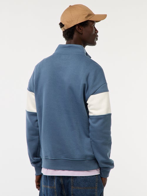 Schipperstrui met opstaande ritskraag - Kiabi