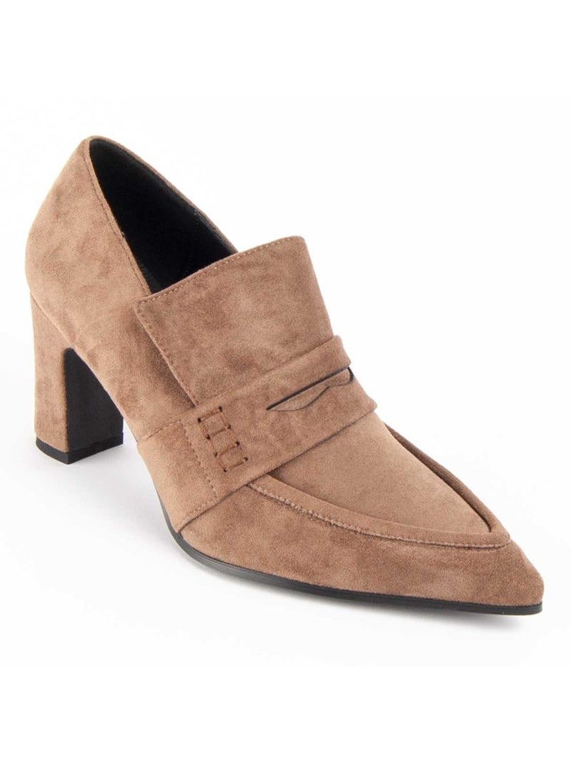 Schoen Met Hak Synthetisch Materiaal En Textiel Montevita Beige - Kiabi
