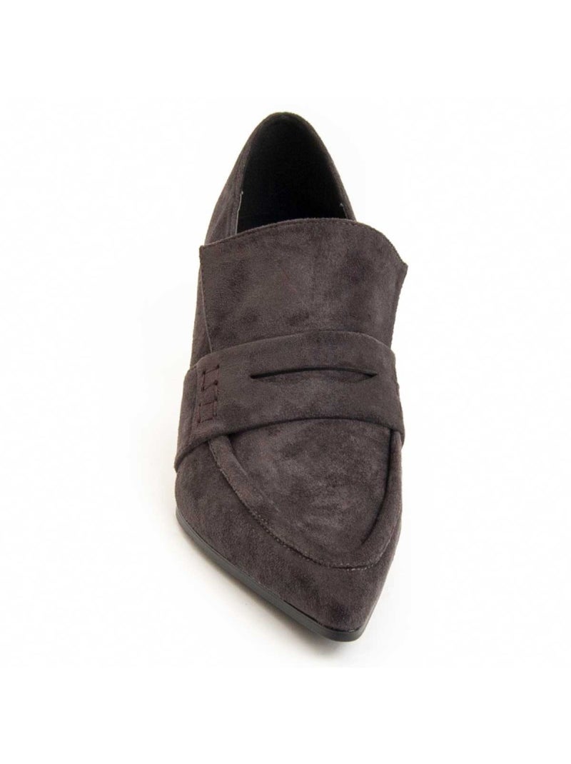 Schoen Met Hak Synthetisch Materiaal En Textiel Montevita Grijs - Kiabi