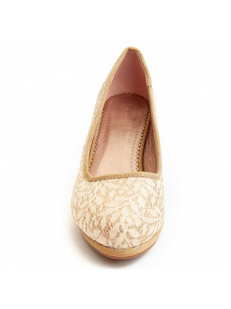 Schoen Met Hak Synthetisch Materiaal Montevita Beige - Kiabi