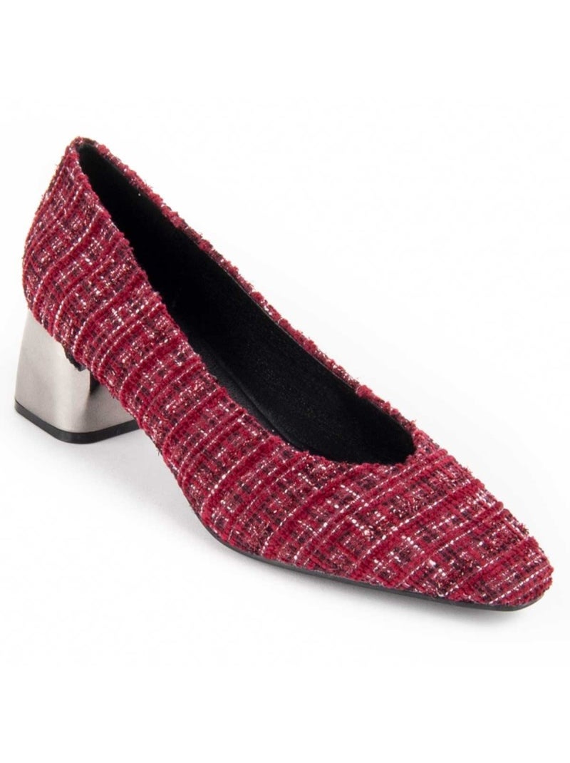 Schoen Met Hak Synthetisch Materiaal Montevita Blauw - Kiabi