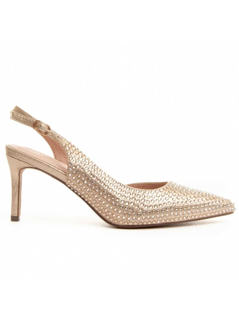 Schoen Met Hak Synthetisch Materiaal Montevita Goud/Goudkleurig - Kiabi