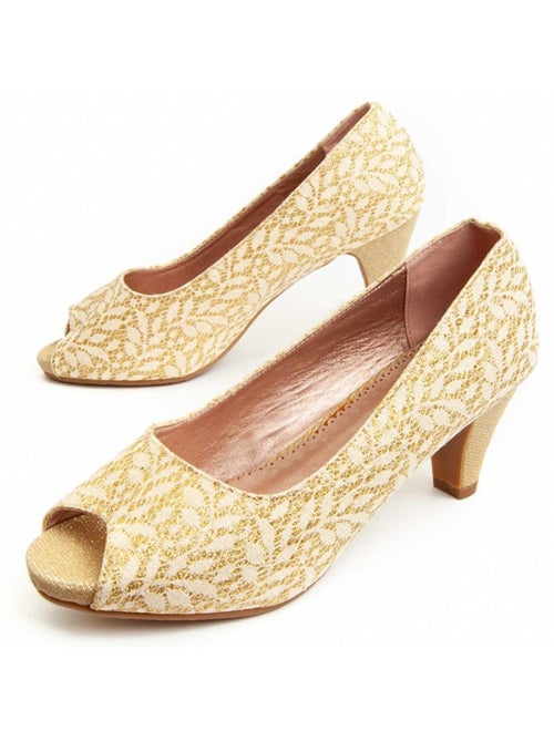 Schoen Met Hak Synthetisch Materiaal Montevita - Kiabi Schoen Met Hak Synthetisch Materiaal Montevita - Kiabi