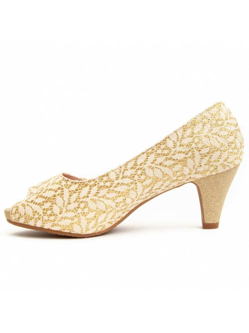 Schoen Met Hak Synthetisch Materiaal Montevita - Kiabi Schoen Met Hak Synthetisch Materiaal Montevita - Kiabi