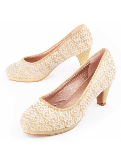 Schoen Met Hak Synthetisch Materiaal Montevita - Kiabi Schoen Met Hak Synthetisch Materiaal Montevita - Kiabi