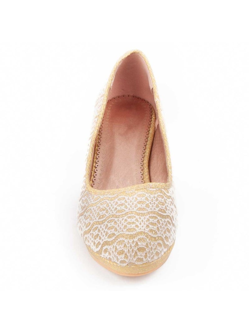 Schoen Met Hak Synthetisch Materiaal Montevita Goud/Goudkleurig - Kiabi
