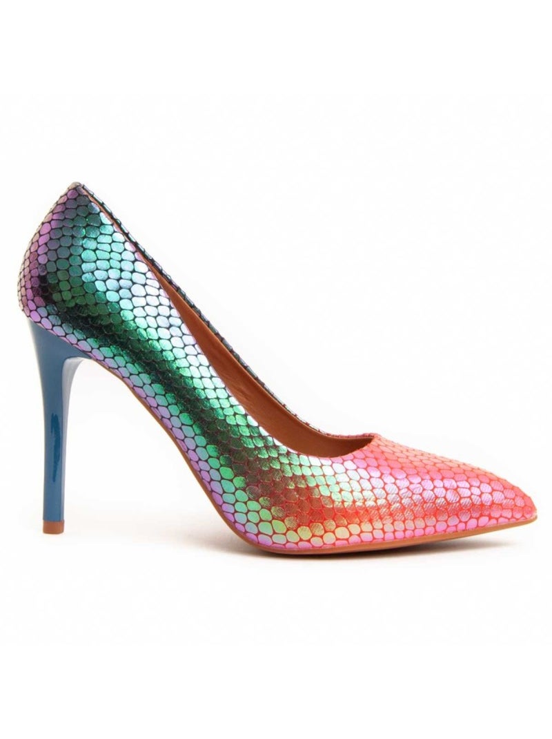 Schoen Met Hak Synthetisch Materiaal Montevita Multicolor - Kiabi