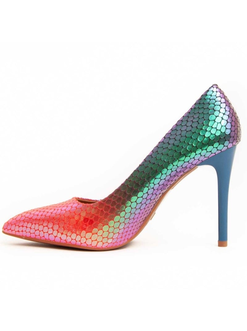 Schoen Met Hak Synthetisch Materiaal Montevita Multicolor - Kiabi