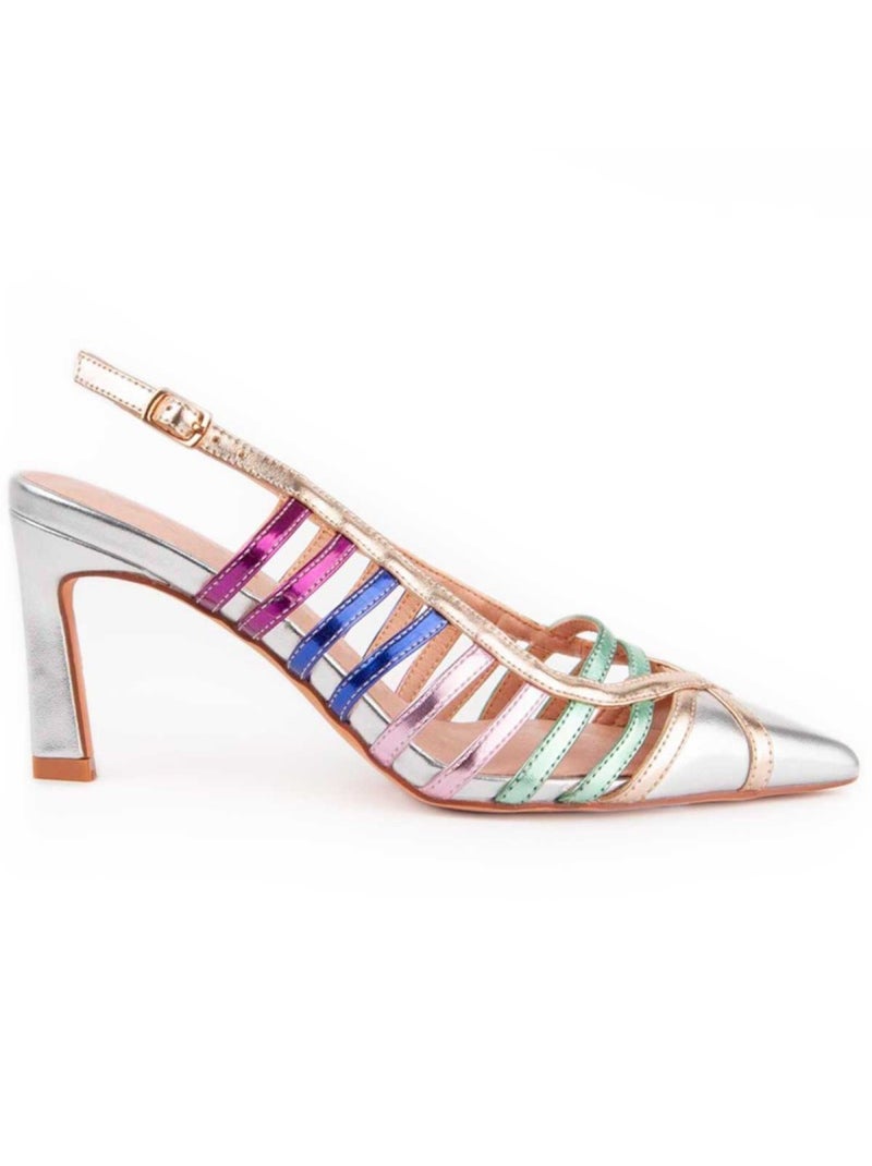 Schoen Met Hak Synthetisch Materiaal Montevita Multicolor - Kiabi