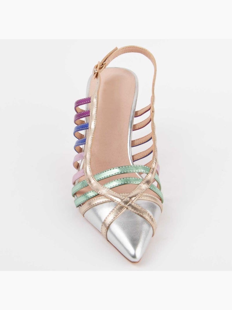 Schoen Met Hak Synthetisch Materiaal Montevita Multicolor - Kiabi